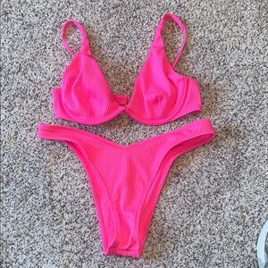 Hollister Hot Pink Swimwear
